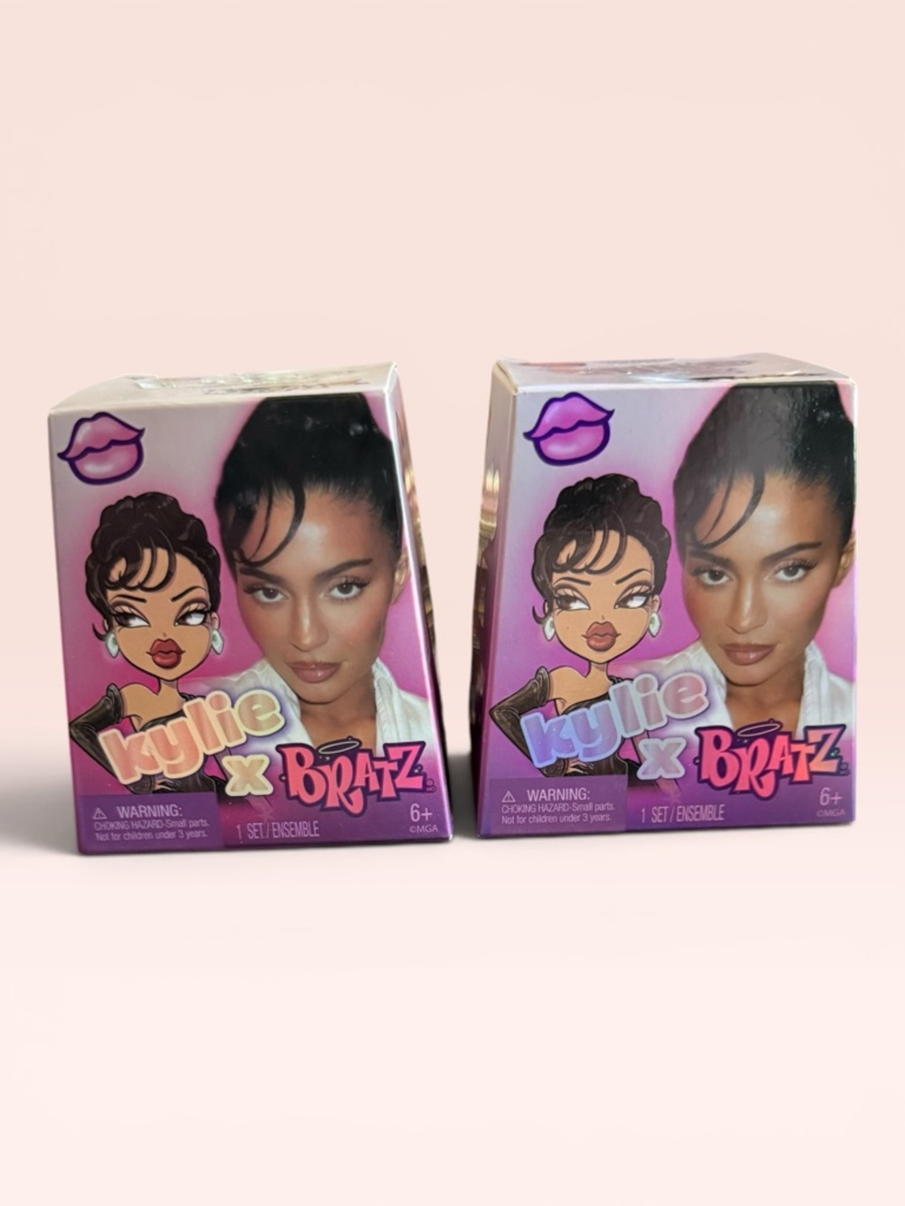 Two Mini Bratz x Kylie Jenner Series 1 Collectible Figures Mystery Blind Box